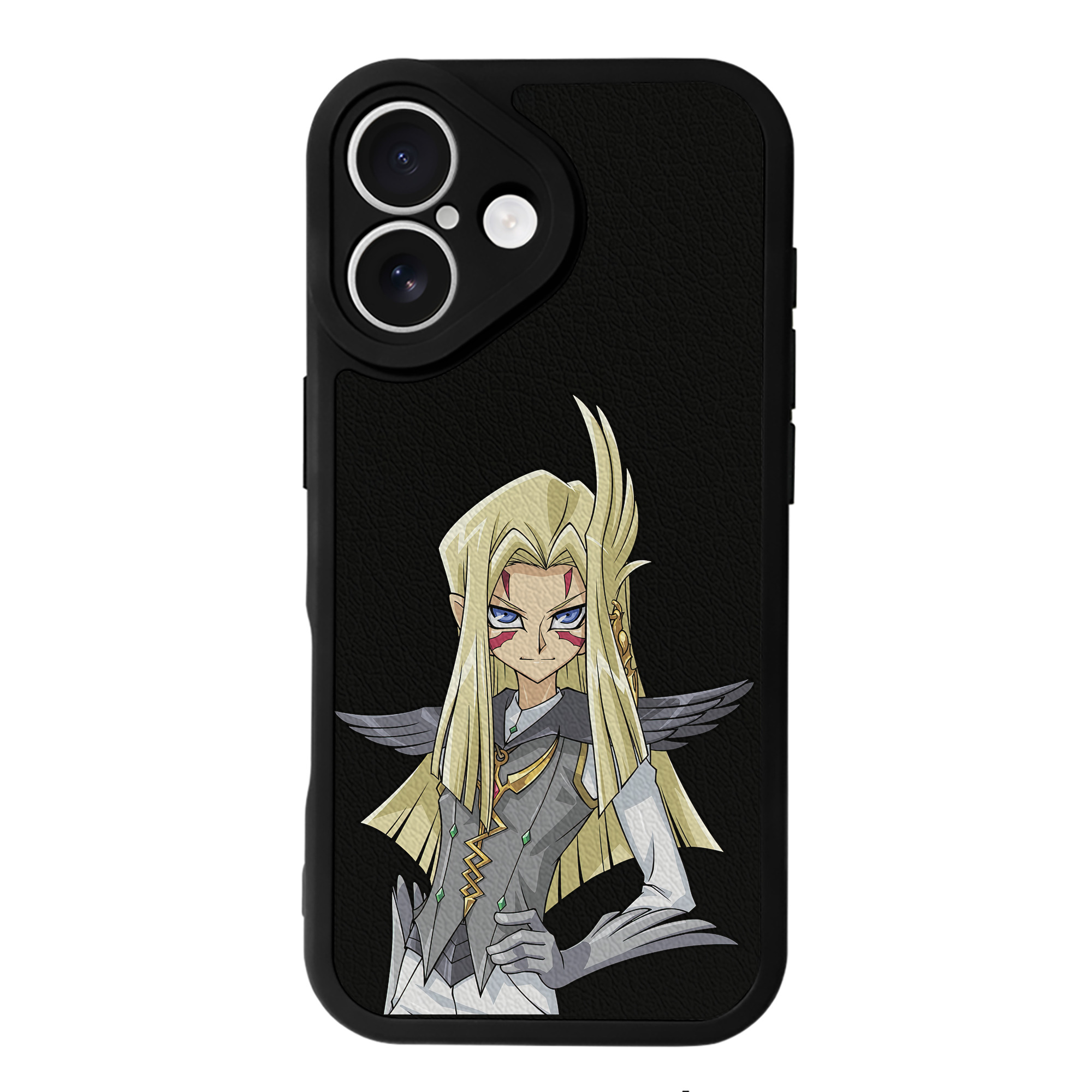 遊☆戯☆王 Yu-Gi-Oh! 【iPhone 16シリーズ対応】シリコンスマホケース（レザー調） 材質：シリコン